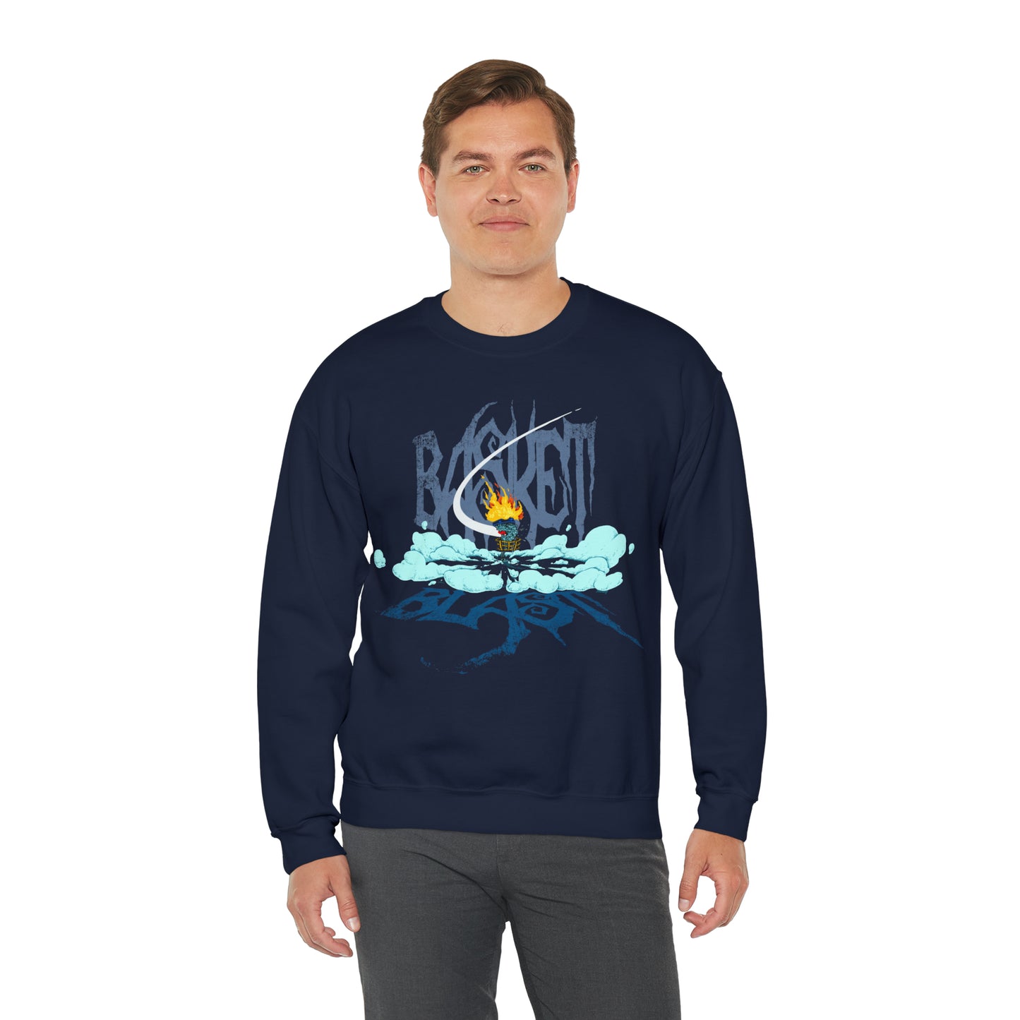 BASKET BLAST by Skulboy - Crewneck Sweatshirt