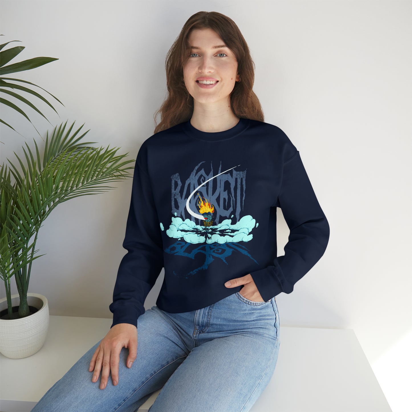 BASKET BLAST by Skulboy - Crewneck Sweatshirt