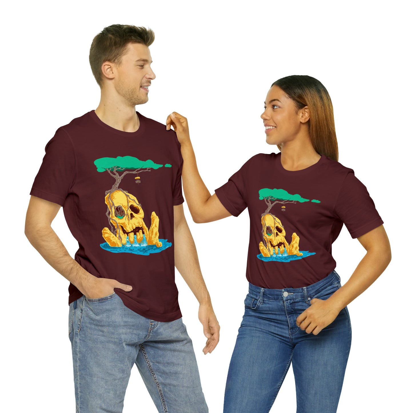 DEATHLY PUTT Unisex Jersey Short Sleeve Tee