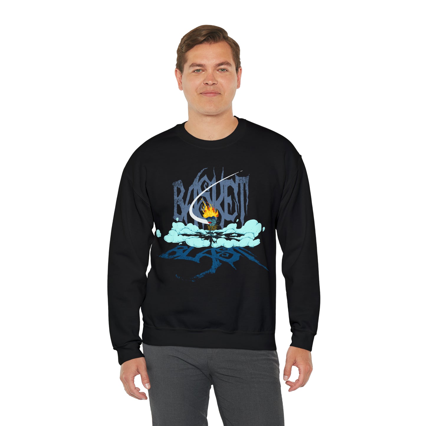 BASKET BLAST by Skulboy - Crewneck Sweatshirt