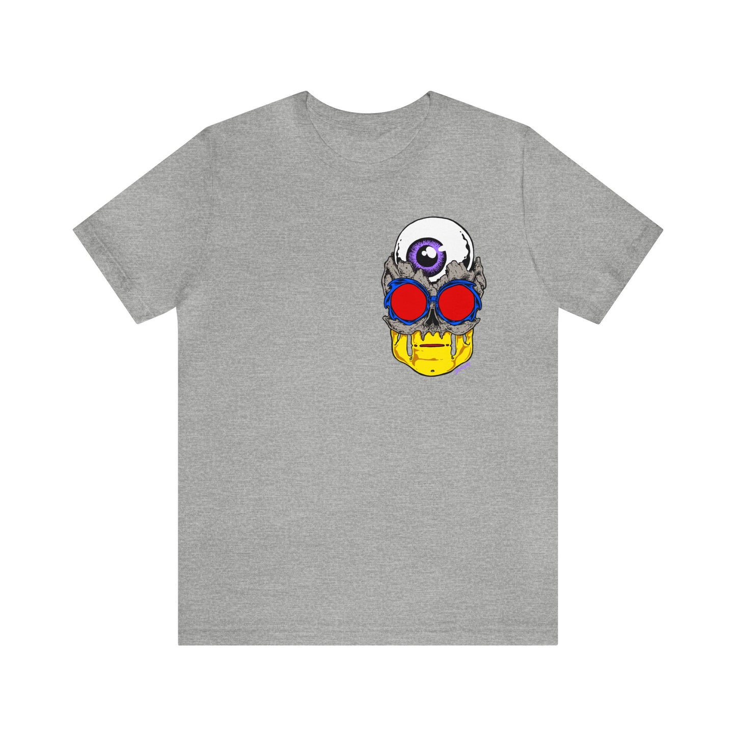 EYEBALL SKULL FROM THE FUTURE unisex jersey short sleeve tee
