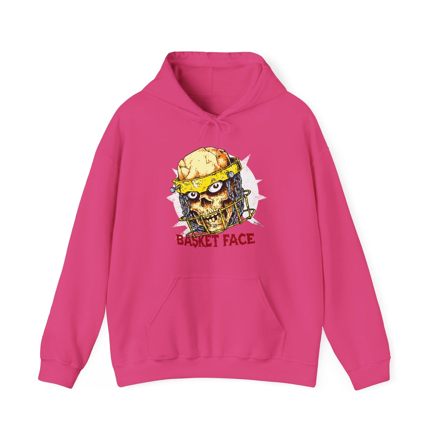 BASKET FACE By Skulboy Designs: Unisex Heavy Blend™ Hooded Sweatshirt