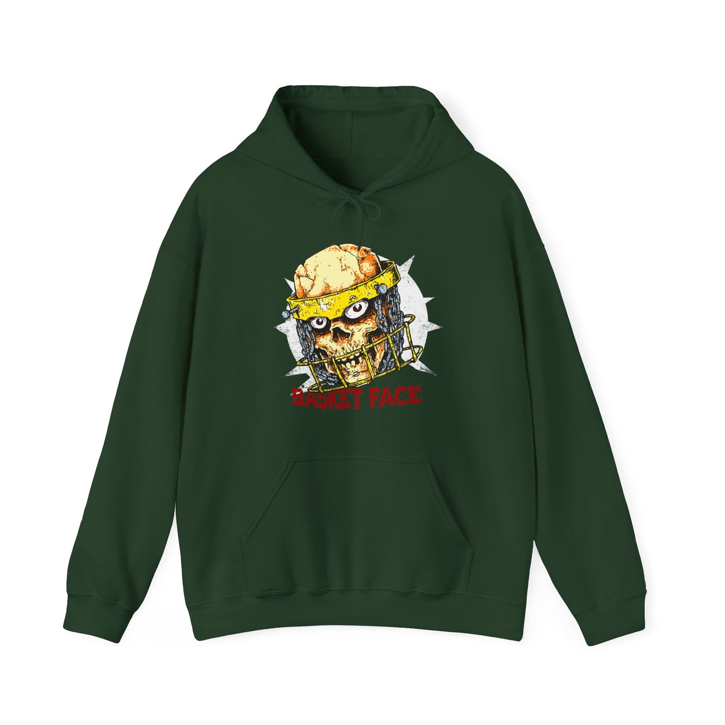 BASKET FACE By Skulboy Designs: Unisex Heavy Blend™ Hooded Sweatshirt