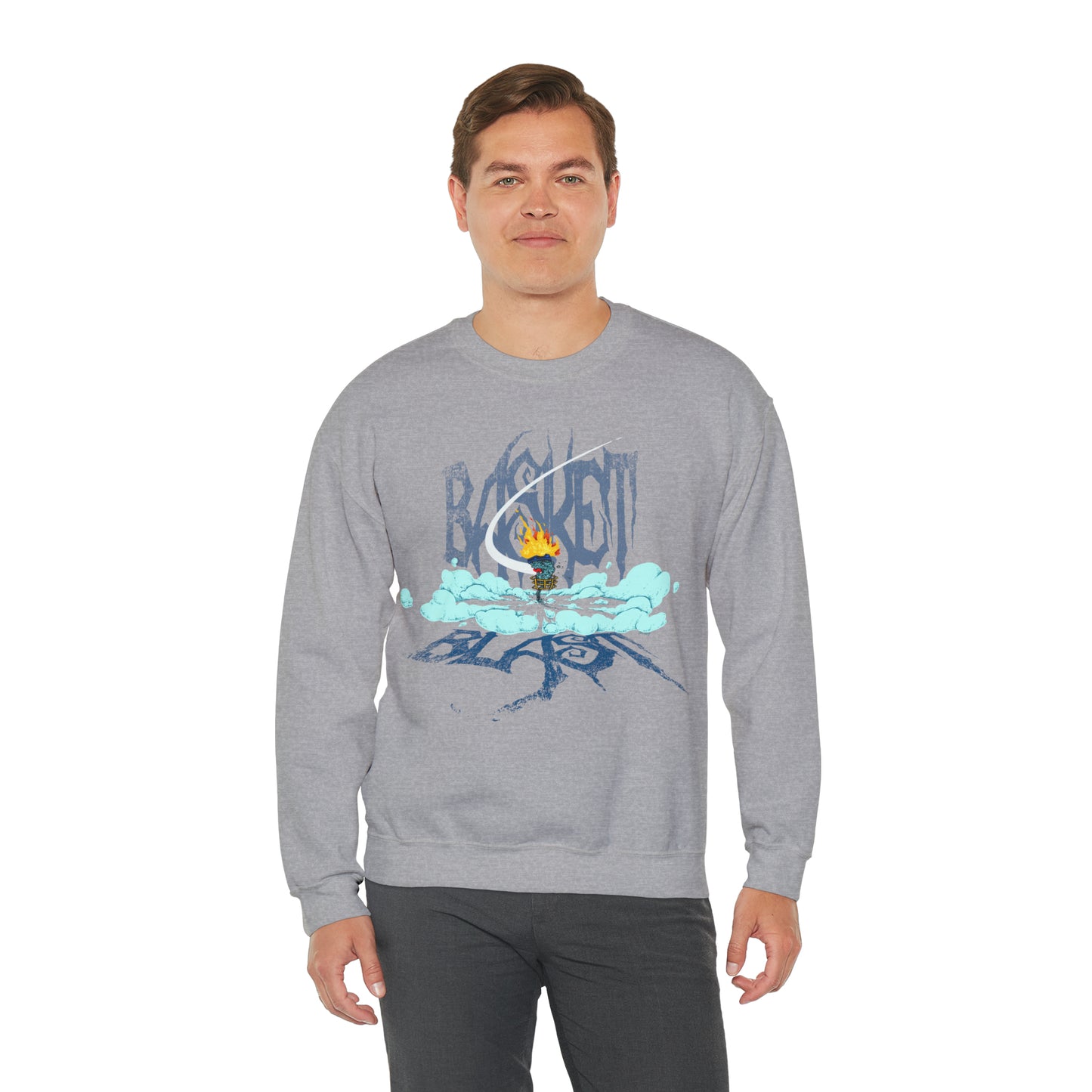 BASKET BLAST by Skulboy - Crewneck Sweatshirt