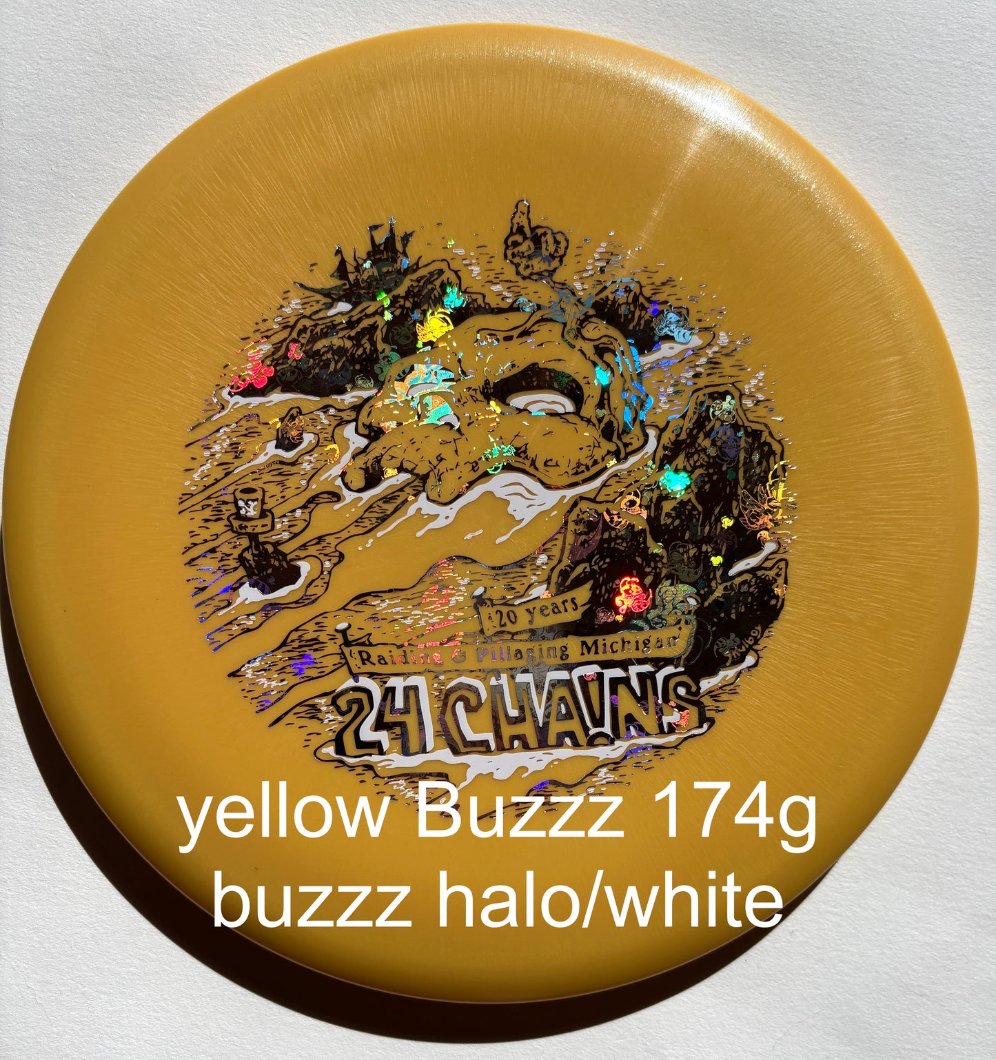 Discraft 24 CHA!NS Zone (4/3/0/3) and Buzzz (5/4/-1/1)