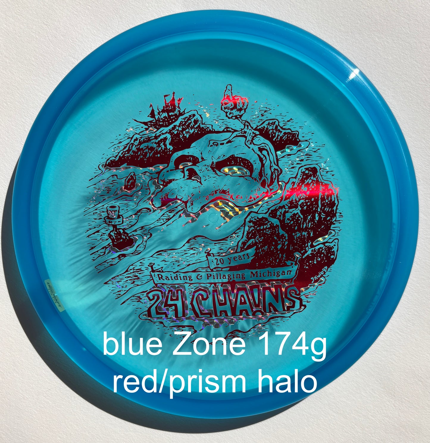 Discraft 24 CHA!NS Zone (4/3/0/3) and Buzzz (5/4/-1/1)