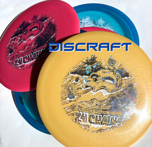 Discraft 24 CHA!NS Zone (4/3/0/3) and Buzzz (5/4/-1/1)