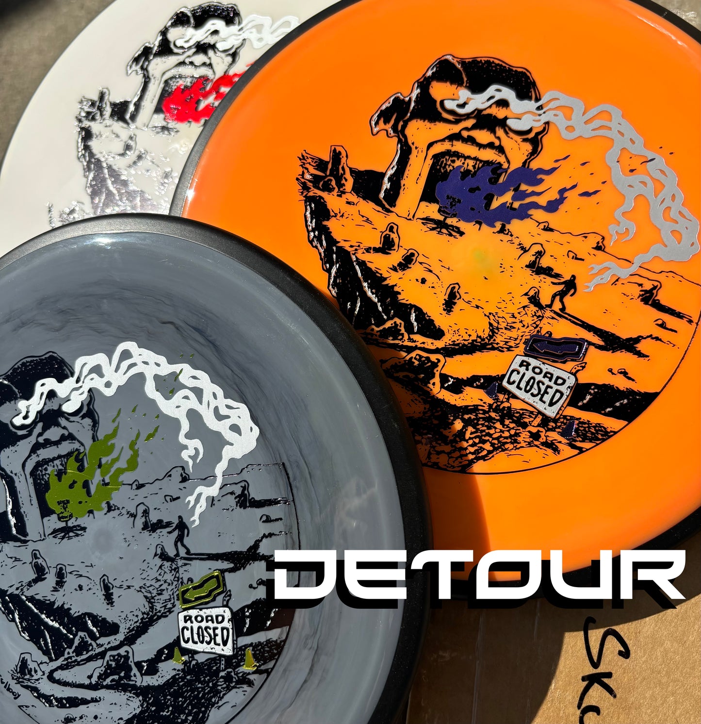 MVP Skulboy's "ROAD CLOSED" Custom Stamped DETOUR (5/5/-2/1)